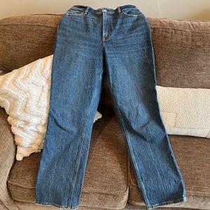 Abercrombie Curve Love 90s Ultra High Rise Straight Jeans Size 29